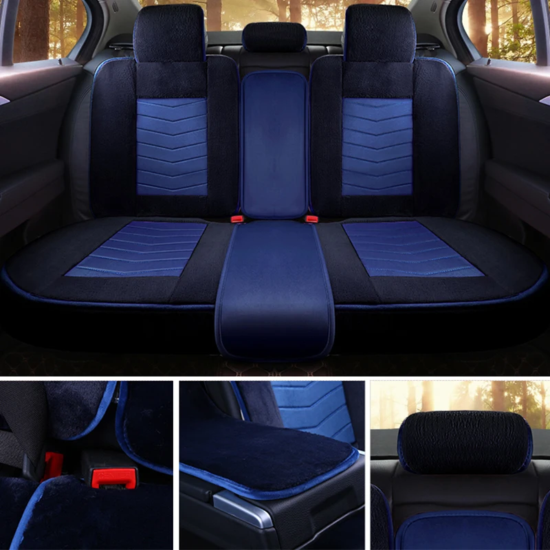 Новые Короткие Плюшевые Авто универсальные автомобильные чехлы для Honda Civic Accord Fit Element Freed Life Zest автомобильные аксессуары для автомобиля-Стайлинг