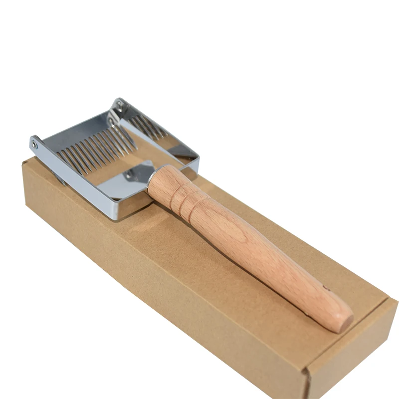 Пчеловодческий Пчелка оборудование сотовой скребок деревянная ручка инструмент