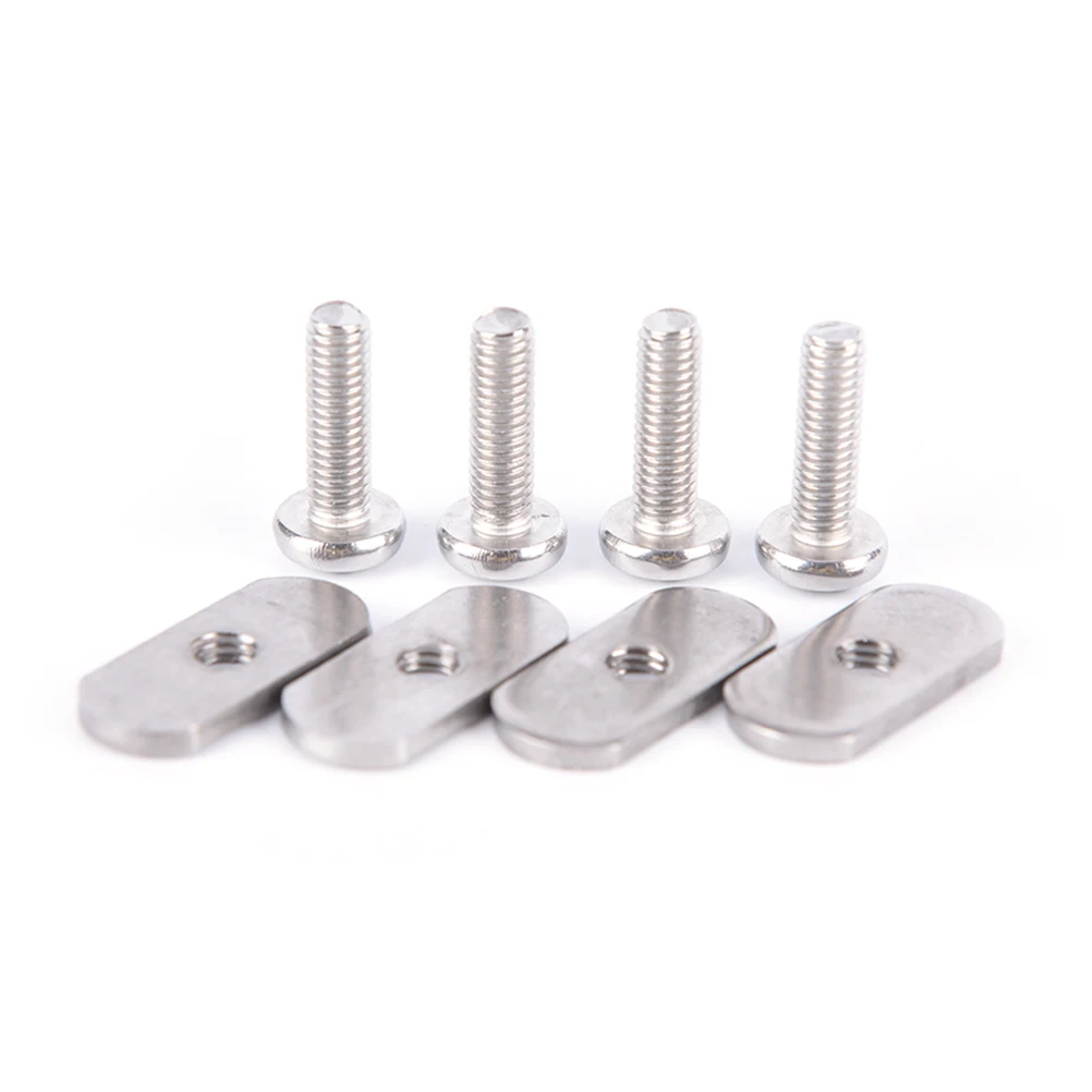 4 комплекта Новые винты для байдарки лодки троса гайки из нержавеющей