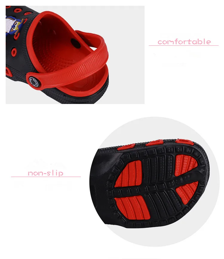 Летние уличные Детские Мультяшные сабо из ЭВА сандалии детские сандалии тапочки для мальчиков и девочек удобные милые тапочки пляжная обувь для мальчиков
