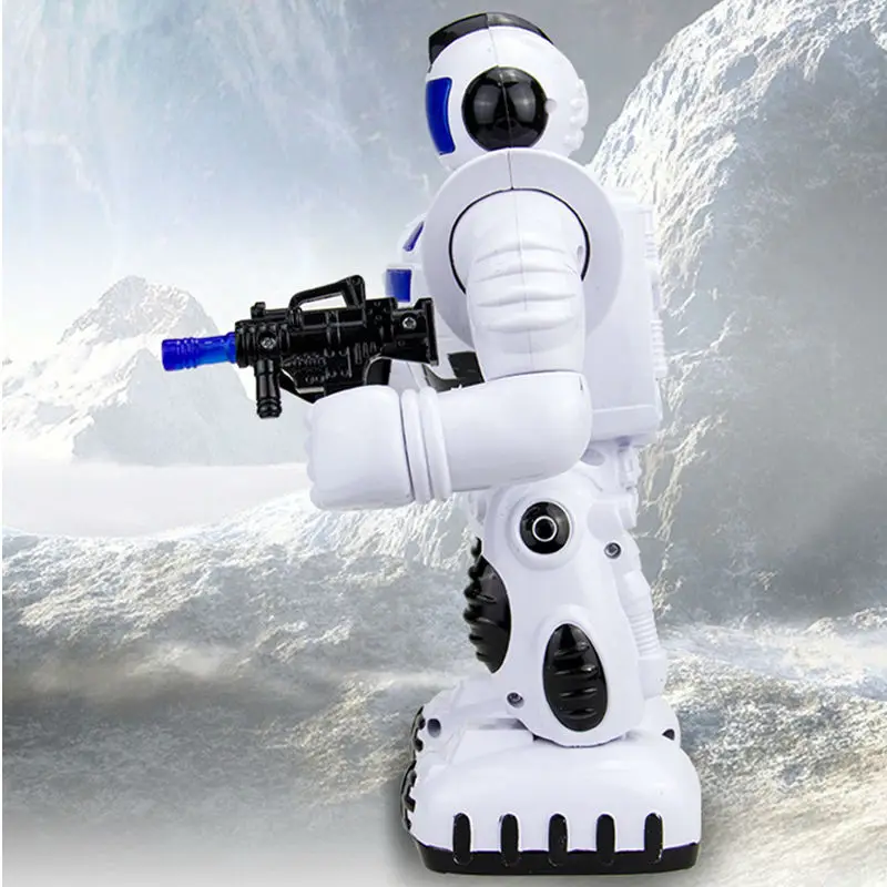 Новинка 2016 детская электронная игрушка ходячий робот ручная работа мальчики и