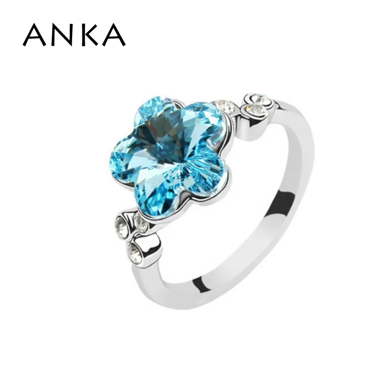 Анка Кристаллы с настоящими Австрийскими кристаллами Кольцо “Цветок” Мода Для