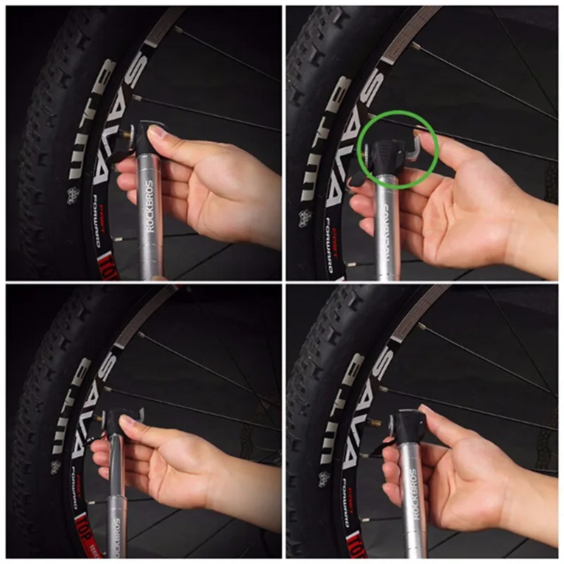 Велосипедный мини насос портативный алюминиевый сплав велосипедный воздушный MTB