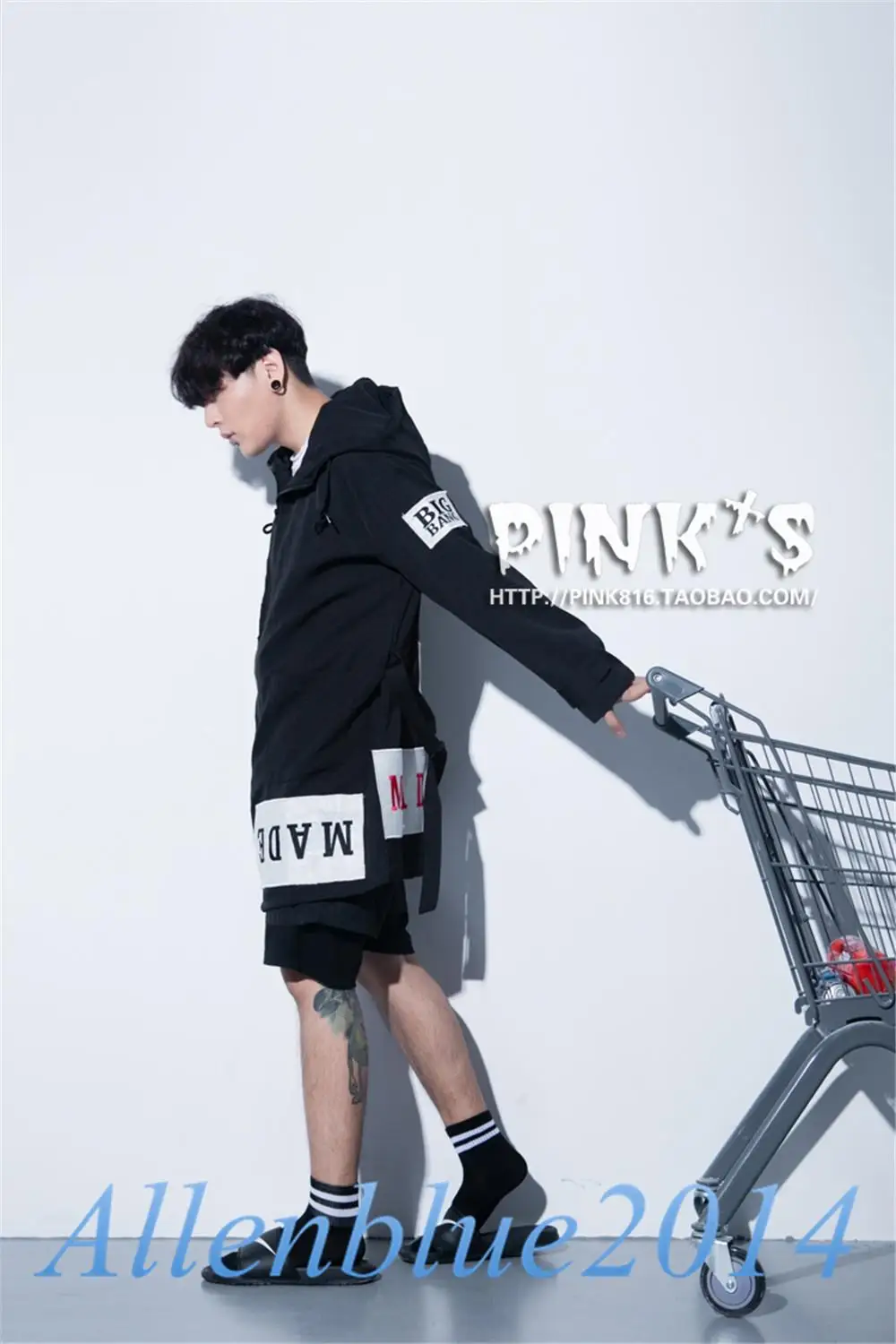 KPOP BIGBANG свободный G Dragon GD сделанный мужской женский негабаритный Стиль Тренч