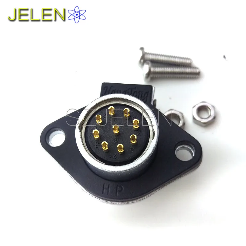 Водонепроницаемый 9-контактный разъем HE20 промышленный водонепроницаемый кабеля