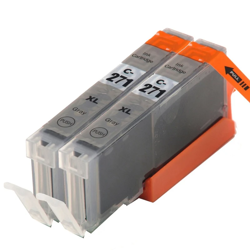 2X Compatible Ink Cartridge PGI 270 CLI271 For Canon MG7720 Printer Inkjet with Grey Color | Компьютеры и офис