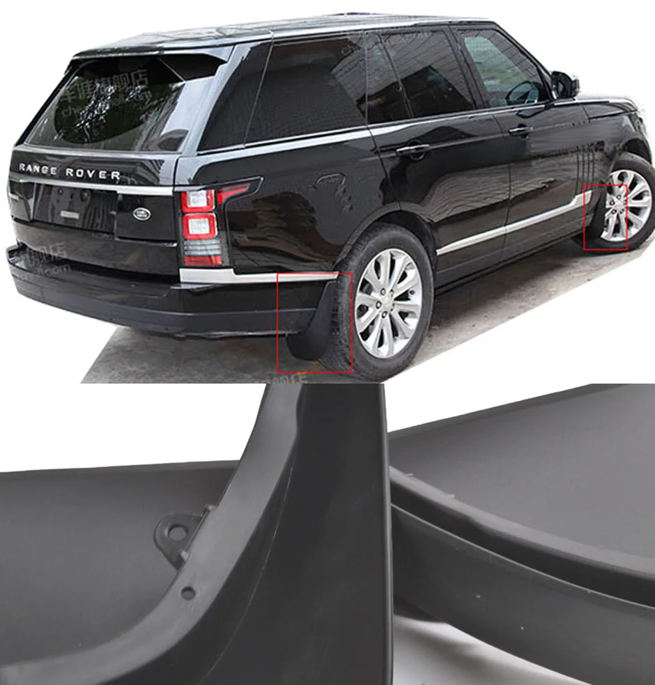 Спереди и сзади брызговик закрылки подходит для LANDROVER RANGE ROVER L405 2013 2014 2015 2016