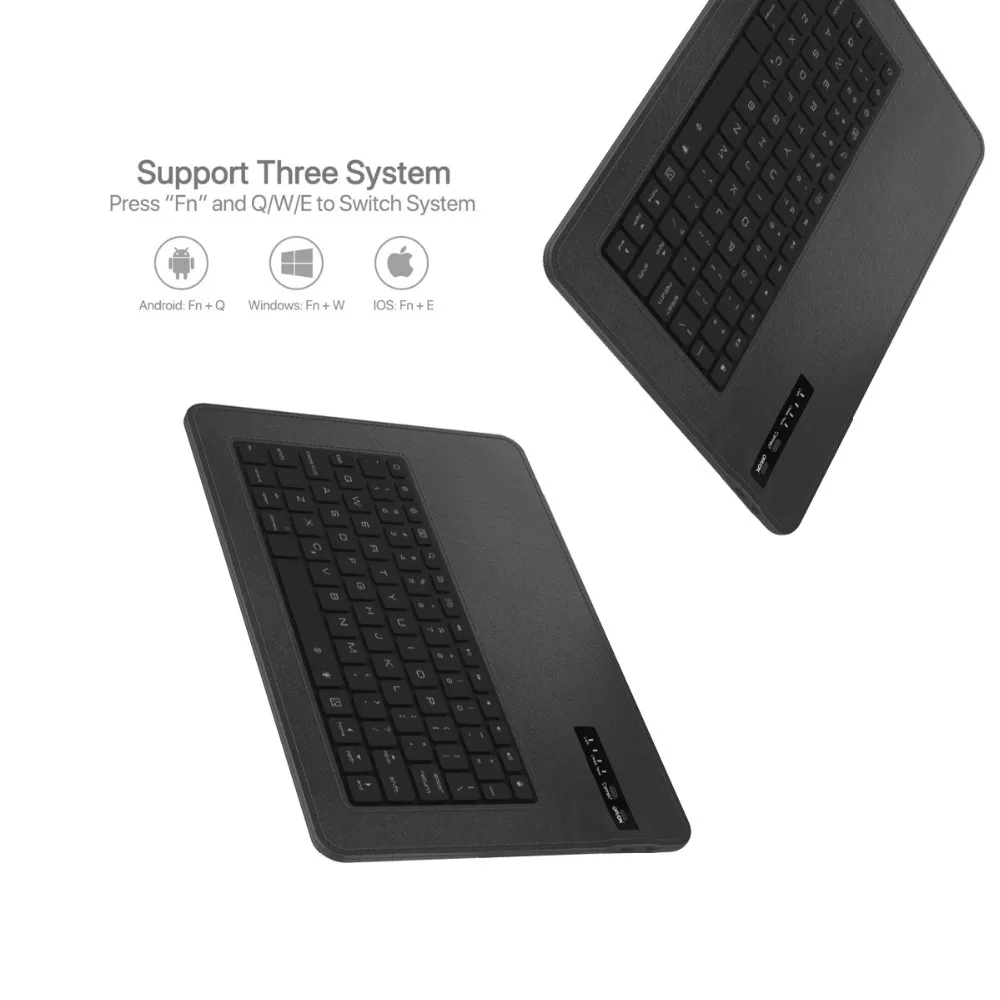 Для iPad Pro 12,9 дюйма чехол Съемная клавиатура беспроводной из искусственной кожи флип чехол для планшета для iPad Pro 12,9 чехол для клавиатуры