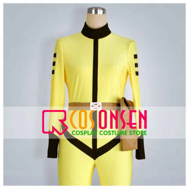 Костюм для косплея ONSEN Space Battleship Yamato 2199 Mori Yuki костюм желтый цвет Zentai любого размера
