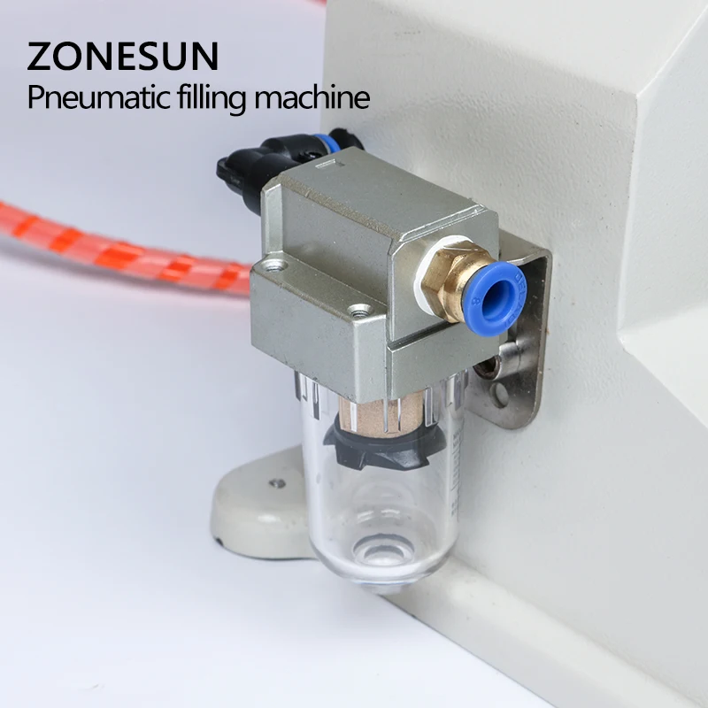 ZONESUN A02 пневматическая паста машина для розлива жидкости из нержавеющей стали