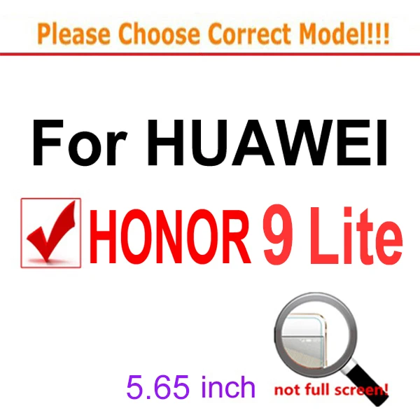 2 шт Премиум Закаленное стекло для huawei Honor 9 Lite, защита экрана, прозрачная закаленная защитная пленка, чехол для Honor9 Lite стекло - Цвет: For Honor 9 Lite