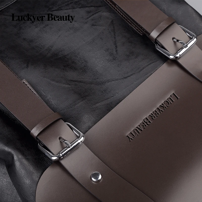 LUCKYER BEAUTY модный мужской рюкзак в Корейском стиле роскошные Брендовые мужские