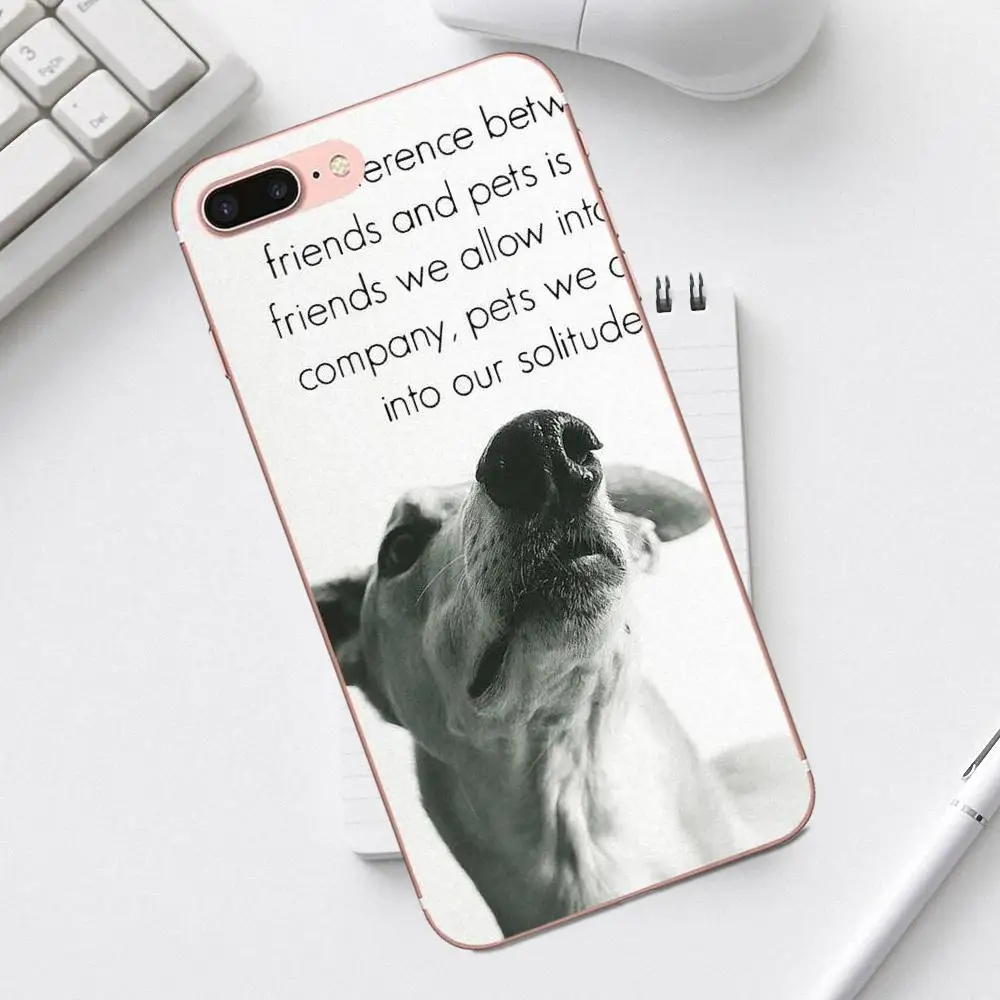 Для iPhone 4 4S 5 5C SE 6 6S 7 8 Plus X XS Max XR Galaxy A3 A5 J1 J3 J5 J7 2017 тонкая ТПУ клетка I Love My Whippet Dog