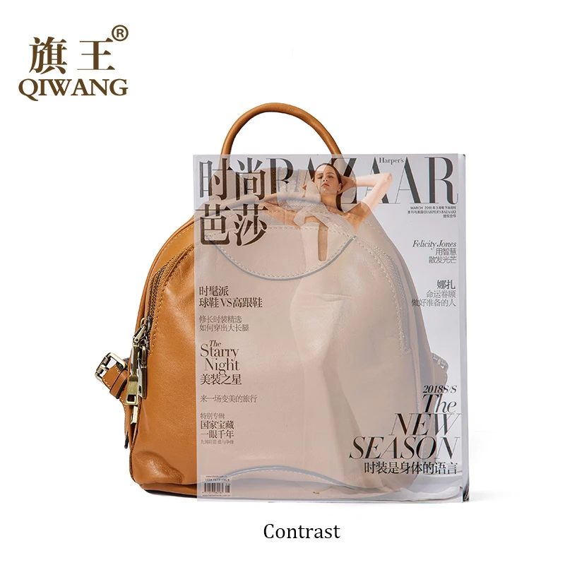 Mochila mujer Qiwang сумка через плечо для женщин 2019 маленькие школьные сумки из коровьей