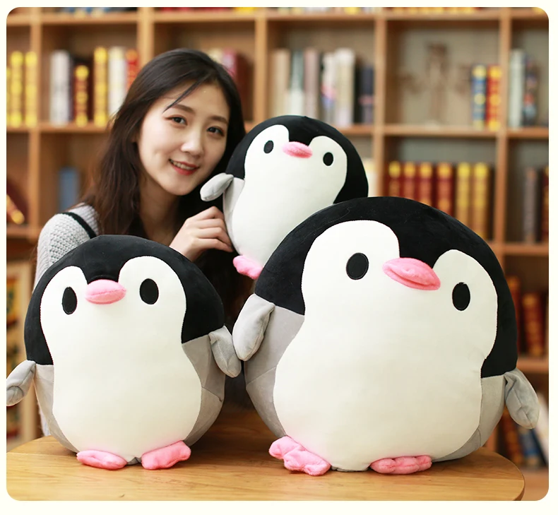 23-40 см милый пингвин плюшевые игрушки мягкий пух хлопок Q версия кукла-животное