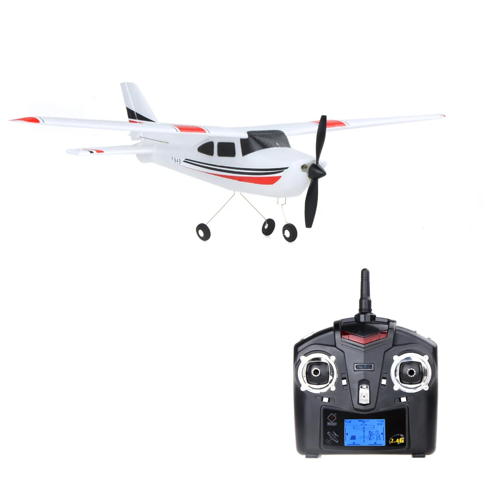 Оригинальный радиоуправляемый самолет Wltoys F949, Модель 2,4G, 3 канала, Дрон с неподвижным крылом, игрушечный самолет, самолет, Квадрокоптер - изображение