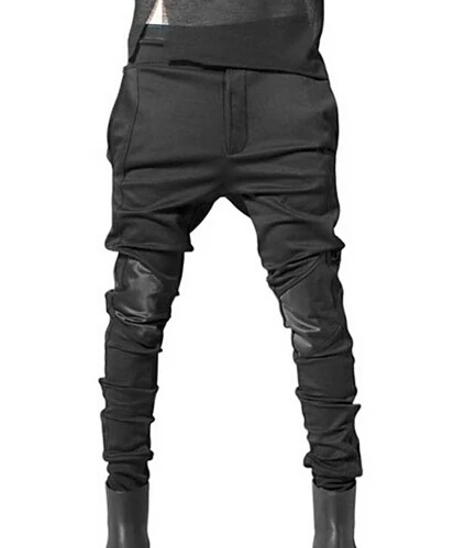 Новинка 2019 мужские брендовые модные повседневные шаровары брюки с карманами и