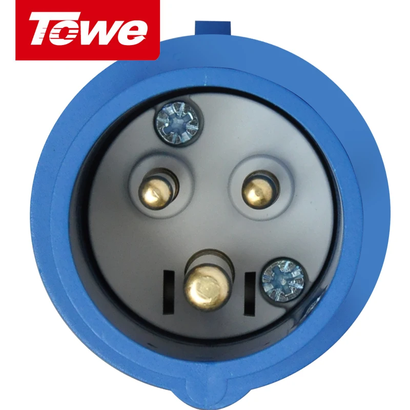 Towe Промышленный разъем IPS P316 16A 3 ядра 2P + E папа IP44|Автоматизация зданий| |