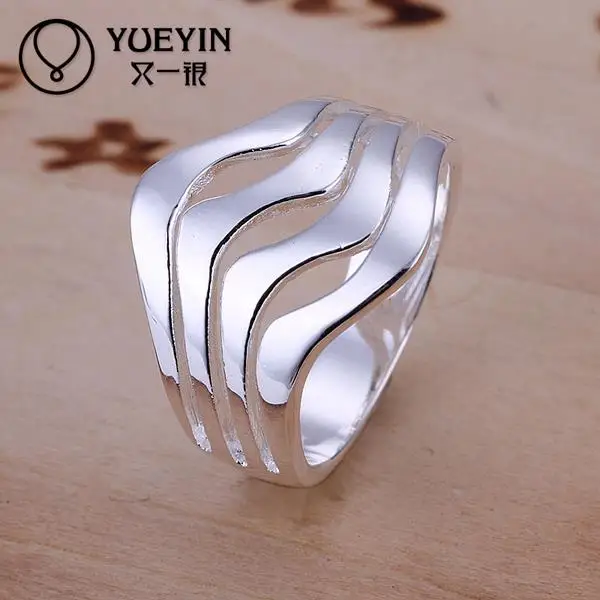 Оптовые серебряные кольца для женщин Свадебные обручальные украшения