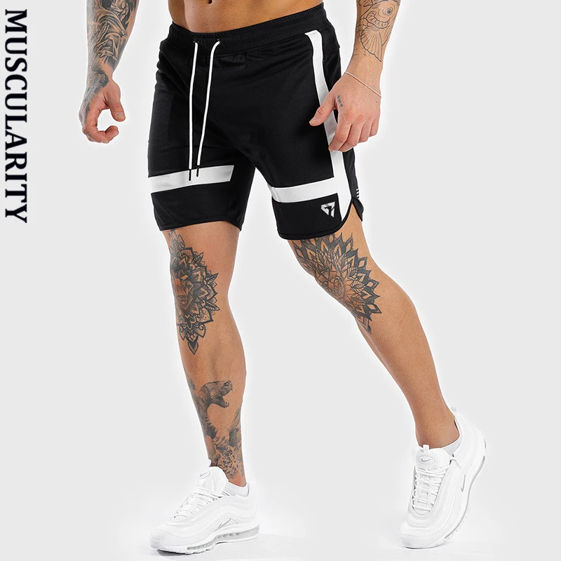 Мускулярность 2019 новый тренд быстросохнущие повседневные мужские шорты