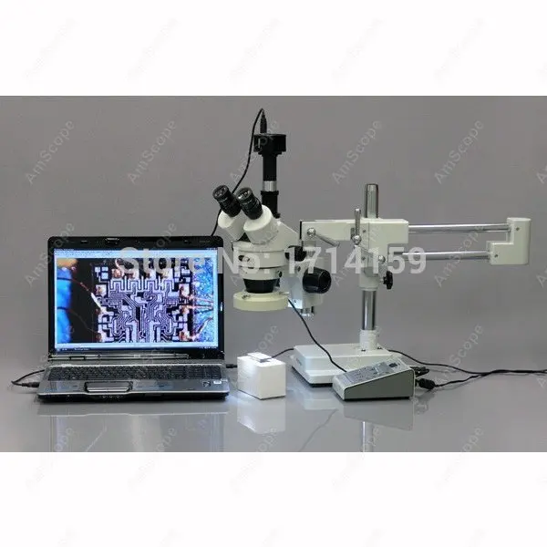 Microscope Illuminator-AmScope Supplies 80-LED 8-Zone Lighting-Direction-Variable Ring Illuminator | Инструменты