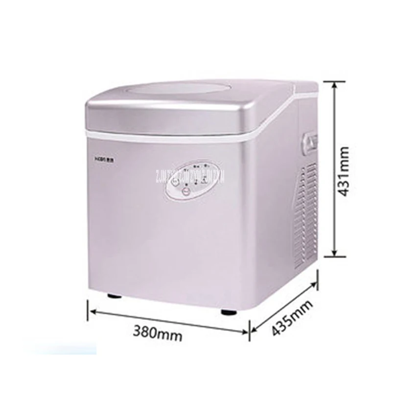 

30kg/24h Ice Maker Household Portable Ice Making Machine 160W power Small Commercial Ice Maker Milk Tea Shop Ice Machine HZB-25A