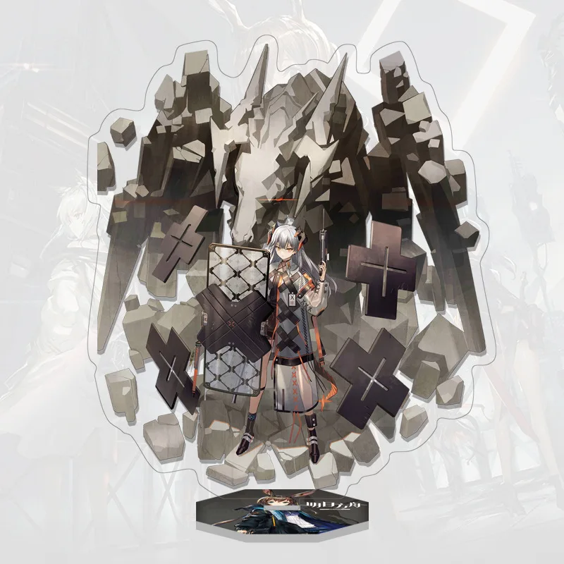Игра Arknight Wiki Дисплей Стенд фигурка модель пластина Держатель японский мультфильм фигурка AMIYA акриловые ювелирные изделия Рождественский подарок