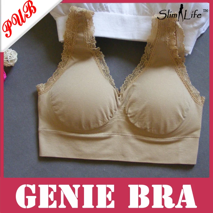 New lace Genie Bra seamless bras with removeable pads 5 sizes 3 colors 600pcs Free shipping | Женская одежда