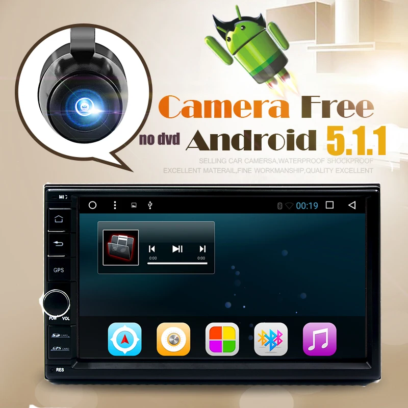 Четырехъядерный 2 din 7 дюймов android 1 Универсальный Автомобильный dvd плеер для Nissan juke