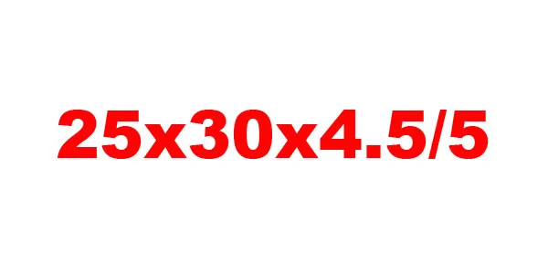 25x30x4.5l5 NBR гильза цилиндра уплотнительное кольцо уплотнение 8x11x2,5/3 мм AY пыленепроницаемое уплотнительное кольцо поршня нитрилового каучука пневматическое кольцо прокладка цилиндра - Цвет: 25x30x4.5l5