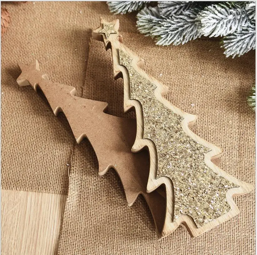Adornos Navidad 2019 Рождественская елка деревянное Рождественское украшение для дома |