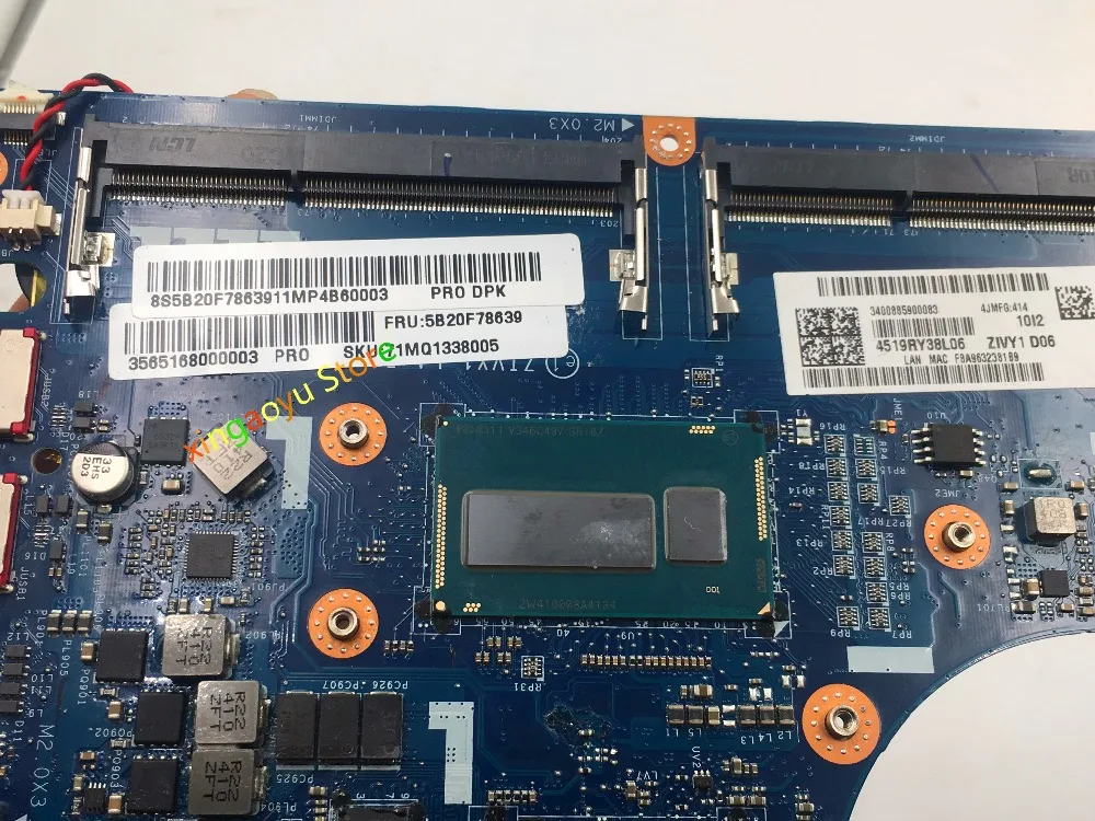 ZIVY1 LA-B131P для Lenovo Y40-70 материнская плата ноутбука 5B20F78630 w/ i7-4510 2 0 GHz CPU R9 M275 GPU DDR3L |