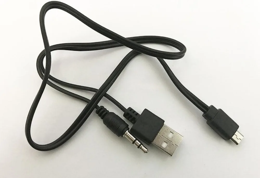 100 шт./лот оптовая продажа 2 в 1 Micro USB разъем 3 5 мм кабель штекер для bluetooth динамика