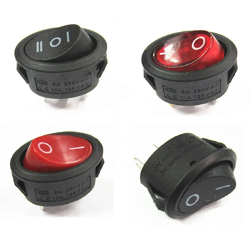 5 шт. блок питания Rocker переключатель для электрического чайника 2 3 Pin Level 250V 6A