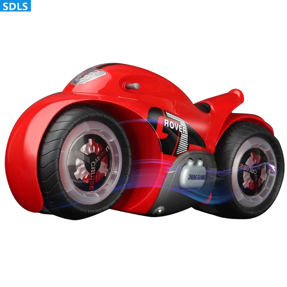 2,4 г электродвигатель мотоцикла RC мини мотоцикл Детский Мини Мото RC Drift мотоцикл Блестящий светодиодный светильник 20 минут