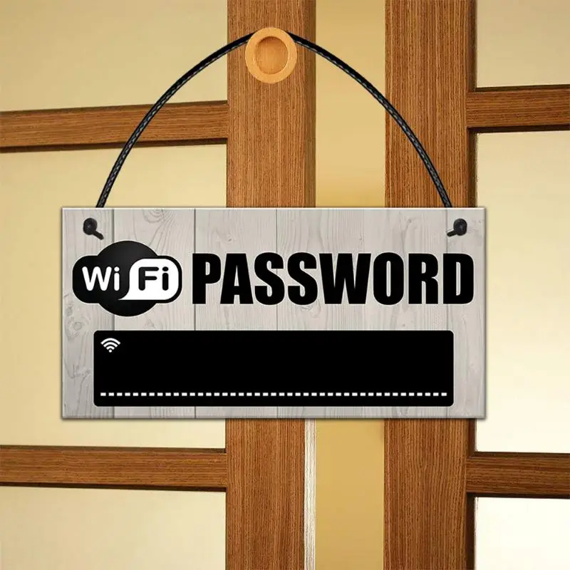 Деревянные знаки с Wi Fi паролем Декор доска сигналом Интернета индикация для дома