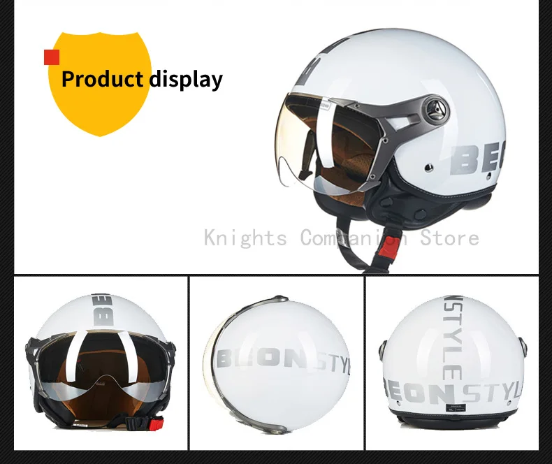 Мотоциклетный шлем для женщин и мужчин, BEON 100b casco, шлем для мотокросса, электрический велосипед