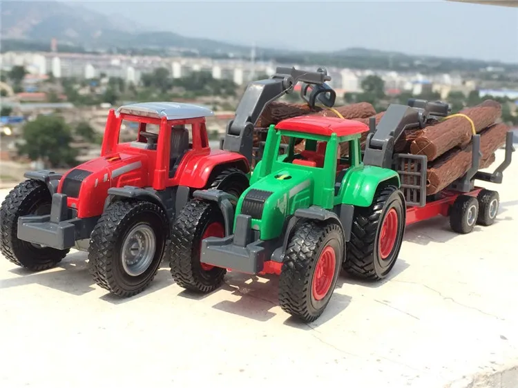 Бесплатная доставка Бренд 3C литье под давлением фермерский Трактор трейлер