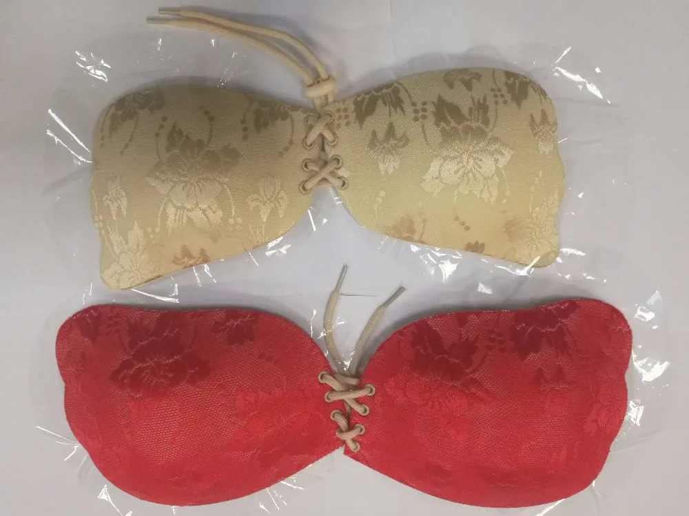 Wonder Beauty Strapless Bra Invisible Drawstring Fly Bra Push Up Sticky Bra Silicone Lace BH Soutien Gorge Backless Invisible