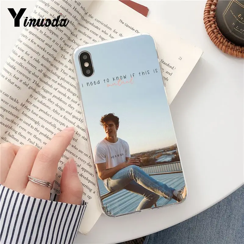 A5 Yinuoda певец Шон Мендес Magcon узор мягкий чехол для телефона из ТПУ по iPhone 6S, 6 plus, 7, 7 plus, 8, 8 Plus, X Xs Макс 5 5S XR - Цвет: A5