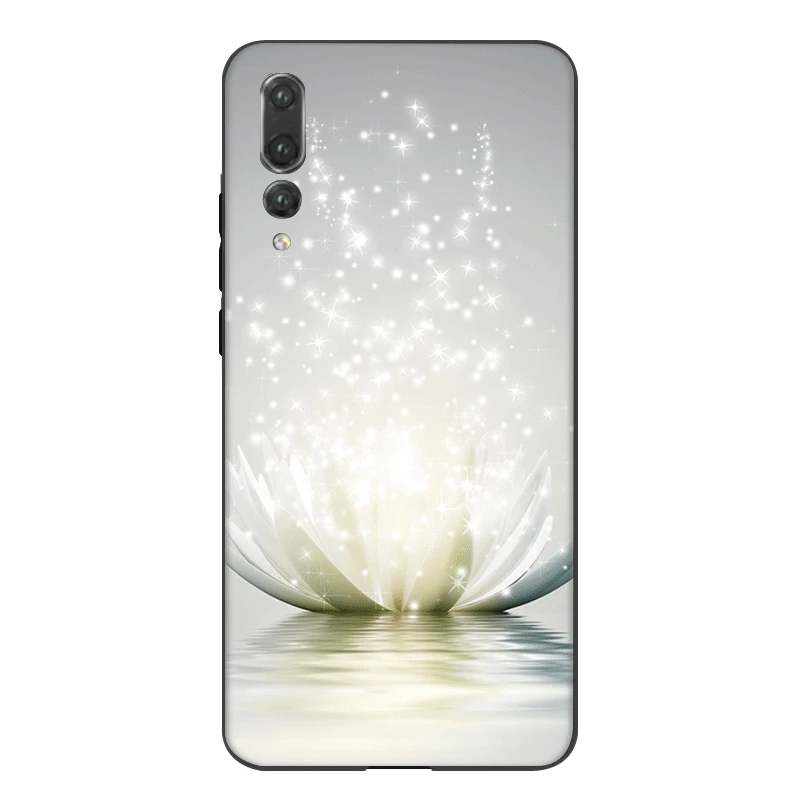 Силиконовый чехол для мобильного телефона Desxz Lotus Flower Huawei Honor 7A 7C 7X 8 8X 8C 9 Note 10 Lite |