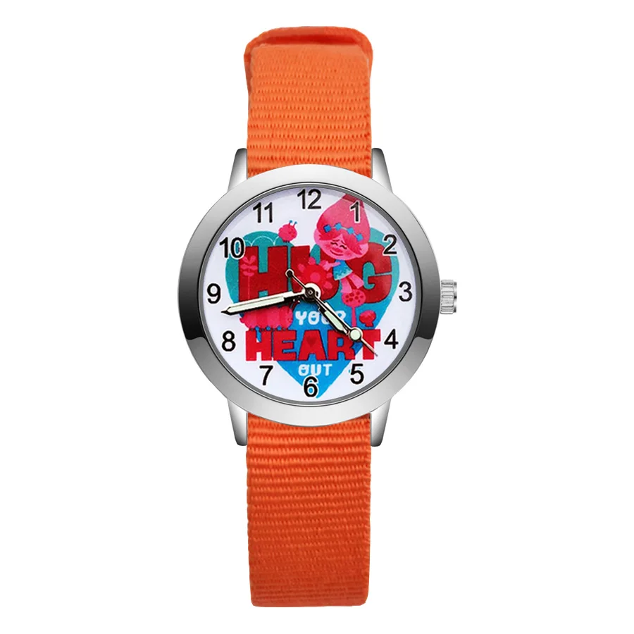 Мод мультфильм милые с героями мультфильма тролли Стиль детские часы для детей