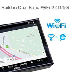 ATOTO A6 2 Din Android автомобильный gps стерео плеер/2x Bluetooth/A6Y2721PRB-G/управление жестами рук/Indash Мультимедиа Радио/WiFi USB