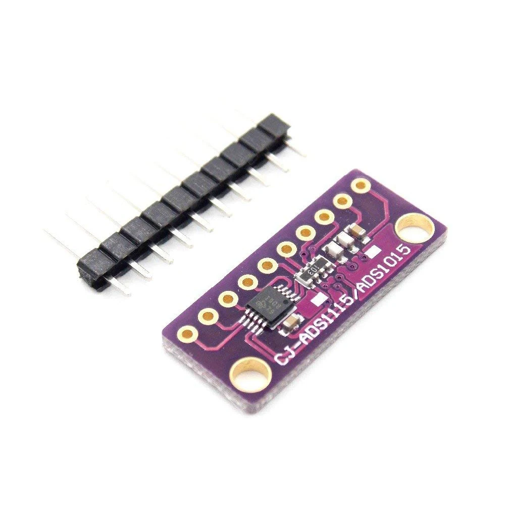 Aokin новый модуль 16 бит I2C 4 CH ADS1115/ADS1015 макетная плата фиолетового цвета для