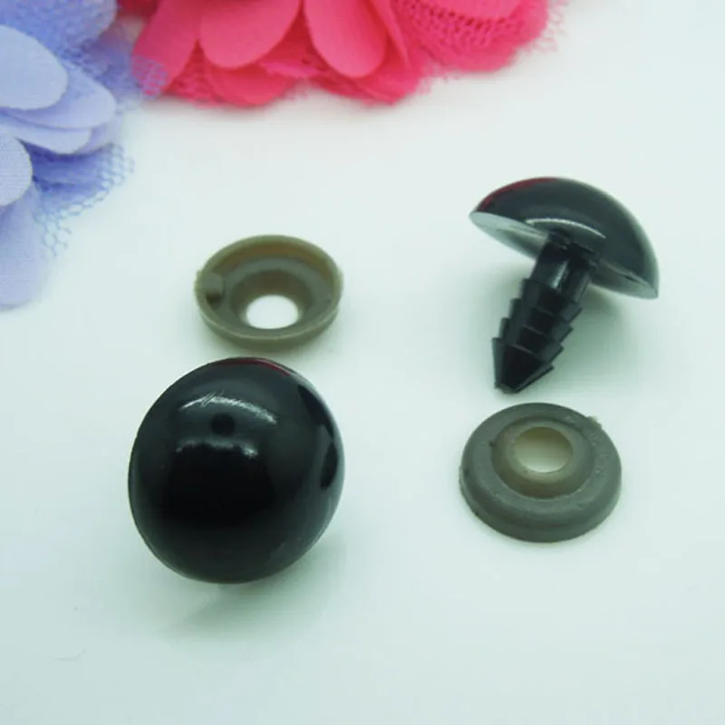 18 мм черные защитные глаза/Пластиковые кукольные глаза ручной работы аксессуары