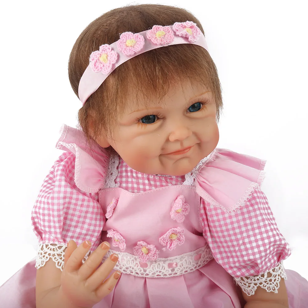KAYDORA Reborn Baby Dolls глаза мигание реалистичные силиконовые Игрушки для маленьких
