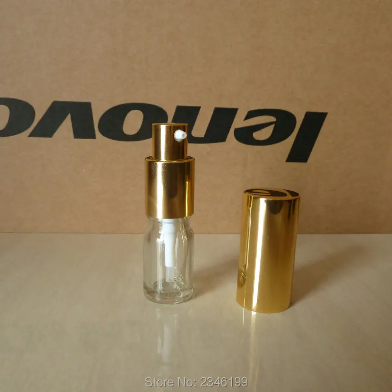 

5ML 5G Transparent Lotion Bottles Spray Essential Oil Bottle, Sample Bottle Sample Sack, Cosmetic Glass Bottle, 30 Pieces/lot