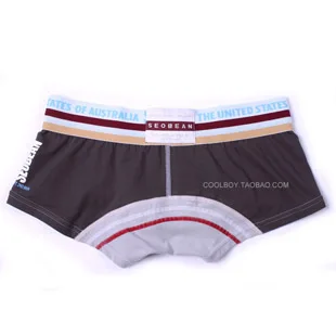 coffee SEOBEAN нижнее белье homme мужское сексуальное Классическое нижнее белье seobean мужские трусы стрейч хлопок Мужские jockstrap тонкий боксершорт бедра багажник - Цвет: coffee