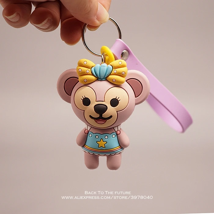 Миниатюрная кукла Disney Duffy Bear 7 см аниме фигурка украшение из ПВХ коллекционная