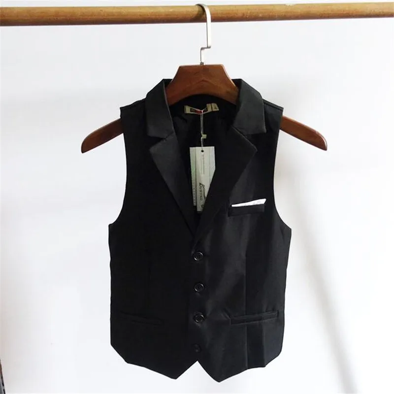 Мужской жилет Осенний модный черный в европейском стиле Повседневный теплый для